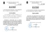 Bandos medidas preventivas contra Coronavirus